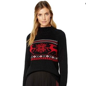 NWT Chaps Women's XXL Mockneck Holiday Sweater